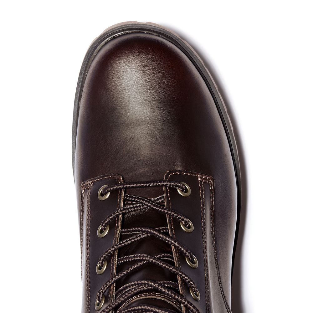 Bototos Timberland Mujer 6-Inch Jayne Waterproof Cuero Marrones Oscuro - Chile HPT-260389